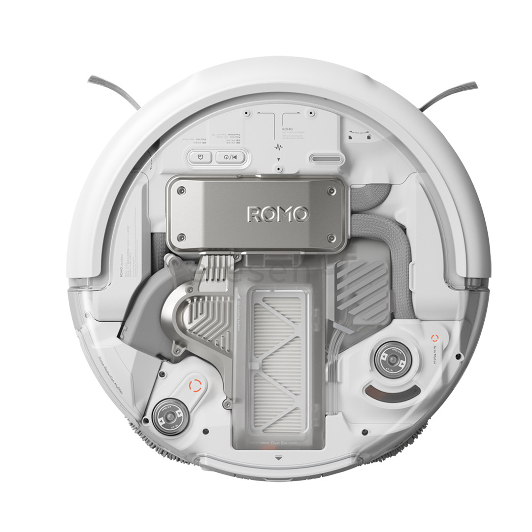 DJI Romo A, wet & dry, baltas/skaidrus - Dulkių siurblys robotas