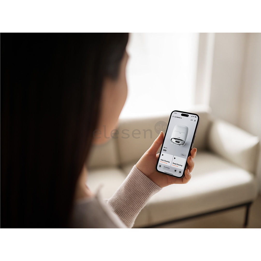 DJI Romo A, wet & dry, baltas/skaidrus - Dulkių siurblys robotas