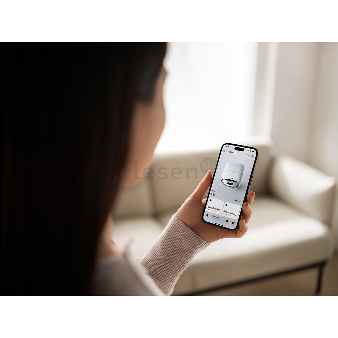 DJI Romo A, wet & dry, baltas/skaidrus - Dulkių siurblys robotas