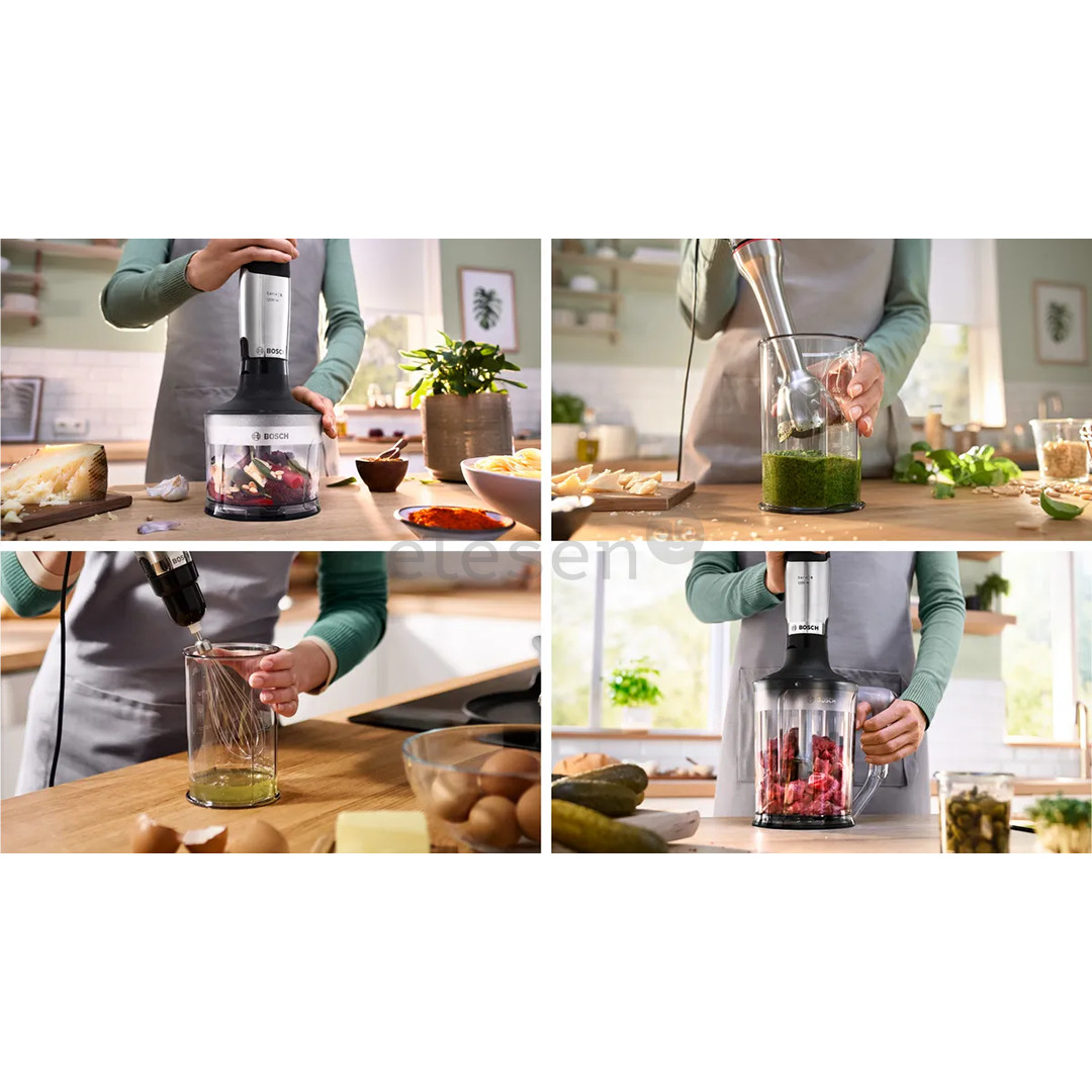 Bosch ErgoMaster, Series 6, 1200 Вт, нерж. сталь - Погружной блендер