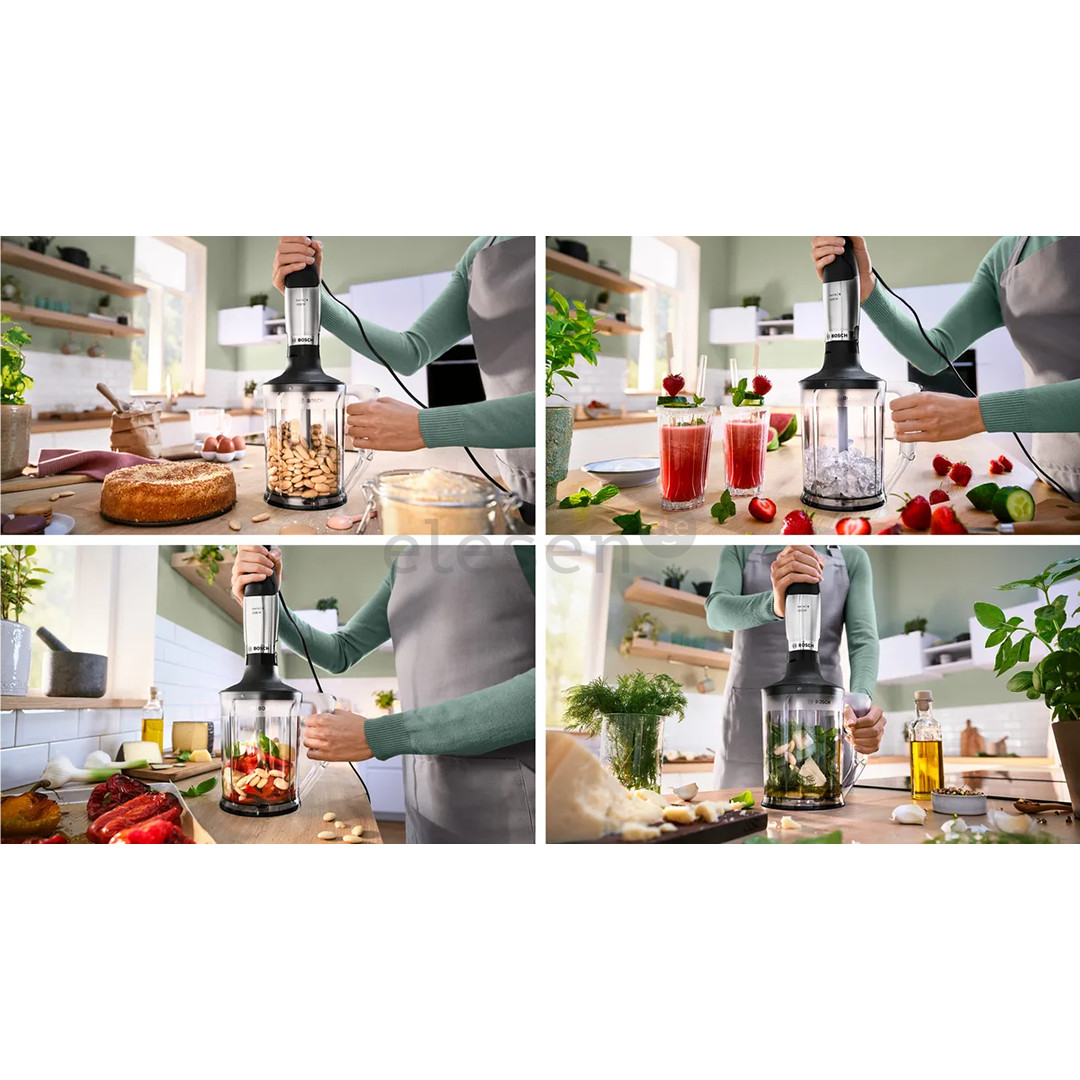 Bosch ErgoMaster, Series 6, 1200 Вт, нерж. сталь - Погружной блендер