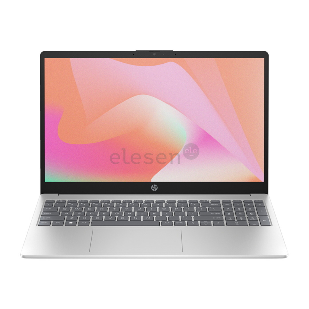 HP Laptop 15 fc0217, 15,6'', Ryzen 7, 16 GB, 512 GB, ENG, sidabro spalvos - Nešiojamasis kompiuteris