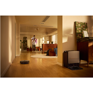 Roborock Saros Z70, wet & dry, sidabro spalvos - Dulkių siurblys robotas