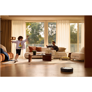 Roborock Saros Z70, wet & dry, sidabro spalvos - Dulkių siurblys robotas