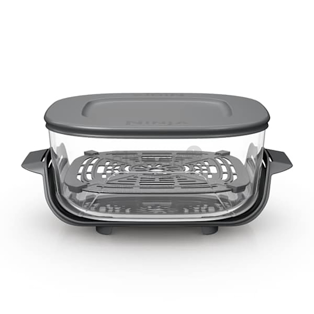 Ninja CRISPi, 3,8 L, CleanCrisp, skaidrus - Stiklinis indas su užsegamu dangčiu