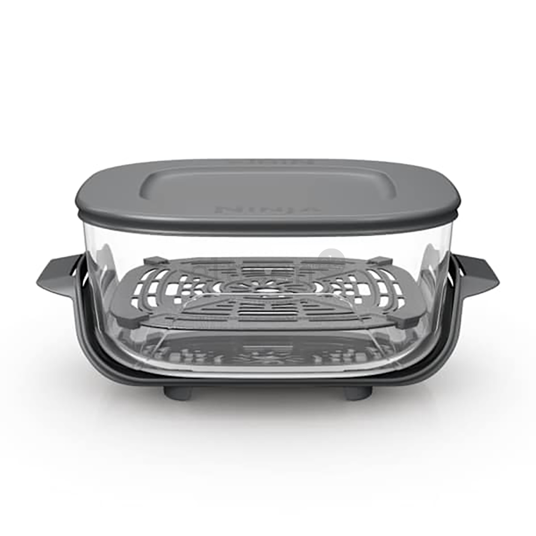 Ninja CRISPi, 3,8 L, CleanCrisp, skaidrus - Stiklinis indas su užsegamu dangčiu