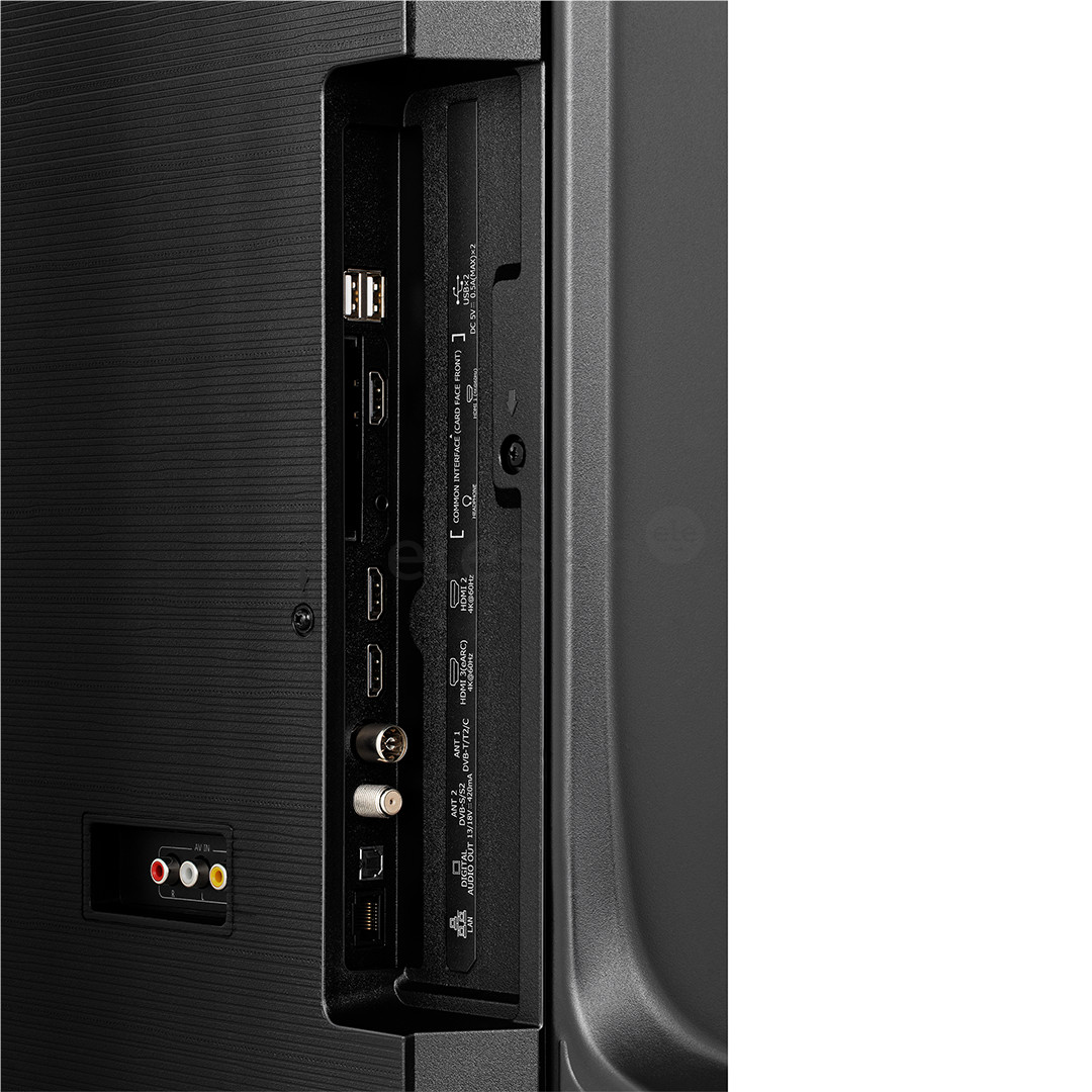 Hisense E7Q, 43'', 4K UHD, QLED, черный - Телевизор