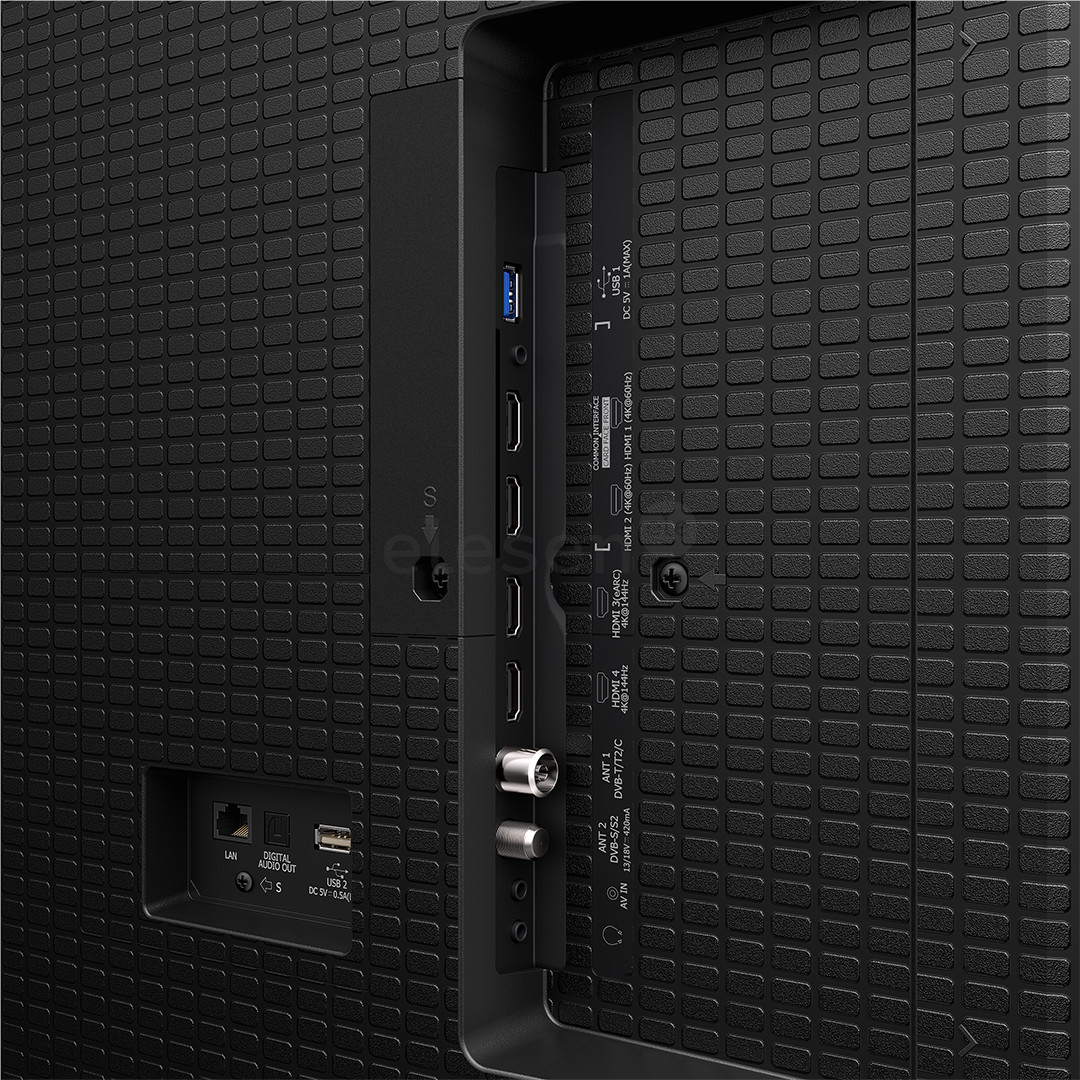 Hisense E7Q PRO, 85'', 4K UHD, QLED, juodas - Televizorius