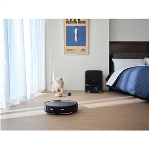 Roborock Saros 10R, wet & dry, black - Robot vacuum cleaner