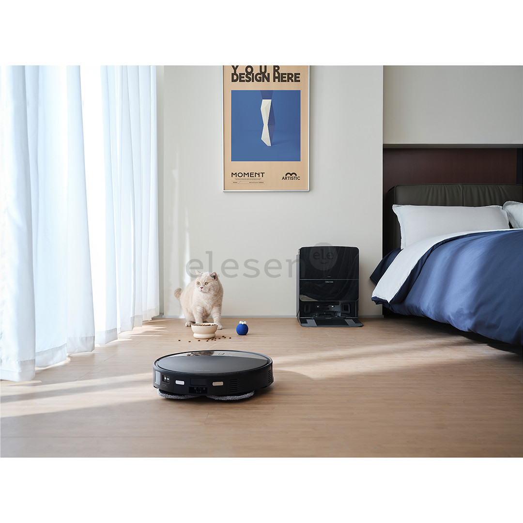 Roborock Saros 10R, wet & dry, black - Robot vacuum cleaner