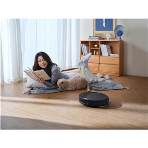 Roborock Saros 10R, wet & dry, black - Robot vacuum cleaner