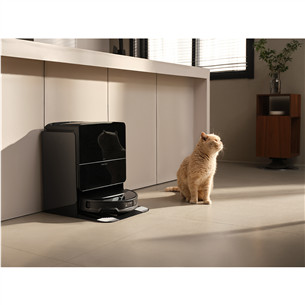 Roborock Saros 10R, wet & dry, black - Robot vacuum cleaner