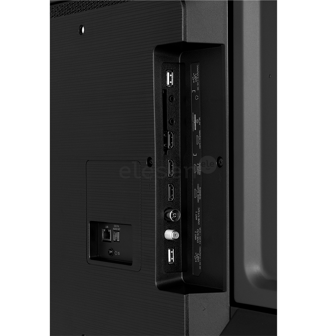 Hisense A6Q, 65'', 4K UHD, LED LCD, juodas - Televizorius