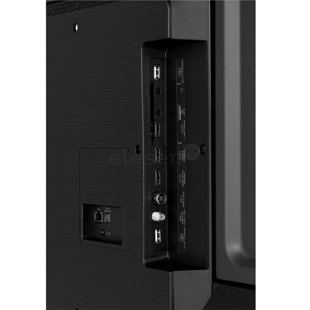 Hisense A6Q, 75'', 4K UHD, LED LCD, черный - Телевизор