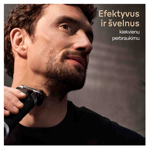 Braun Series 9 Pro+ Wet & Dry, 6-in-1 SmartCare centre and PowerCase, sidabro spalvos - Skustuvas