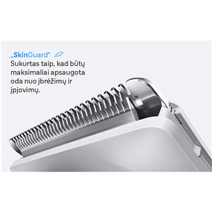 Braun Series 3, white - Body groomer