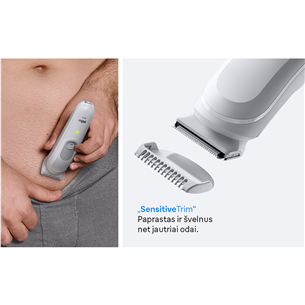 Braun Series 3, белый - Триммер