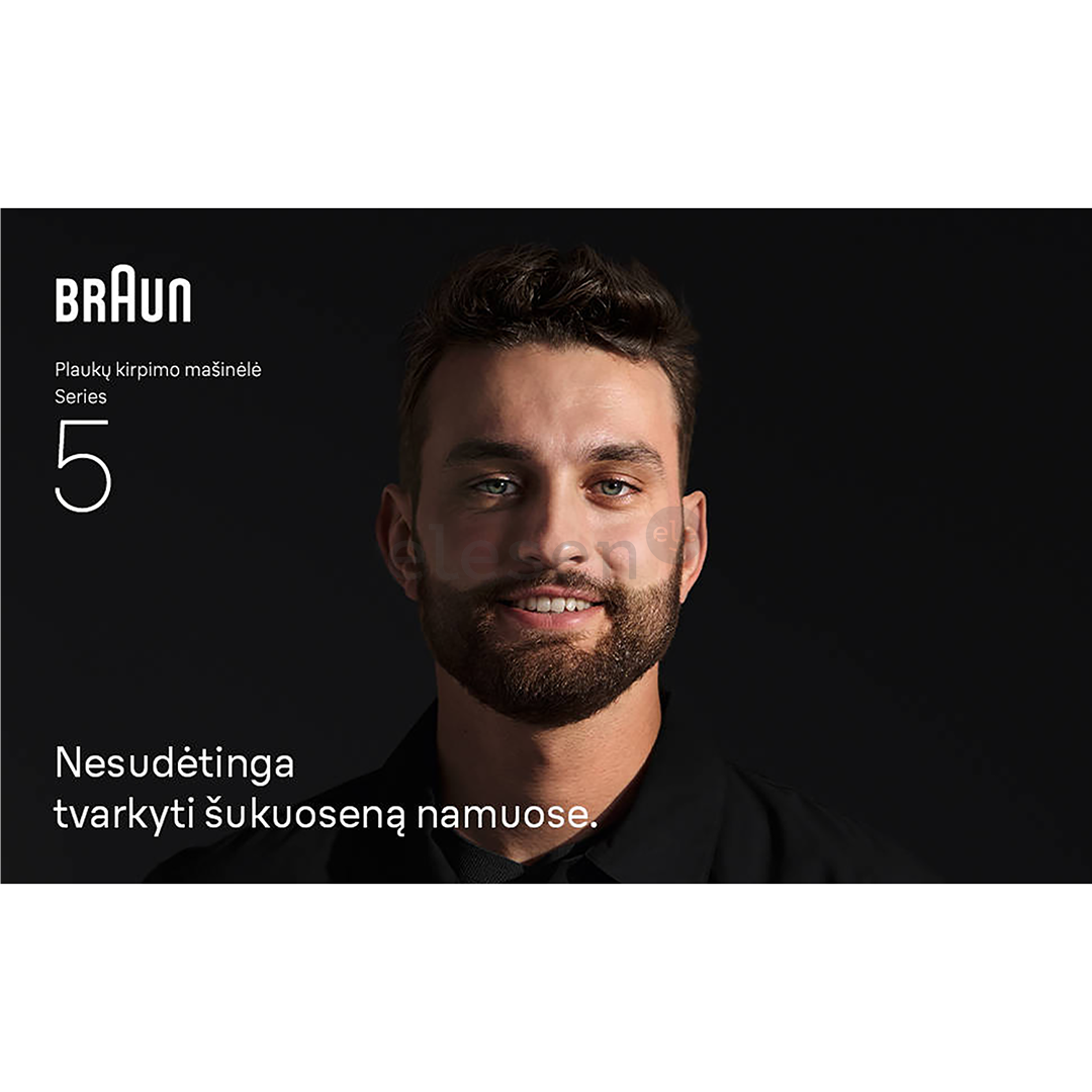 Braun Hair Clipper Series 5, черный - Машинка для стрижки волос