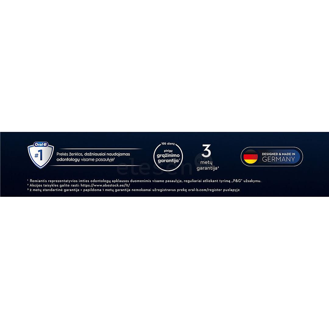 Braun Oral-B iO5, baltas - Elektrinis dantų šepetėlis