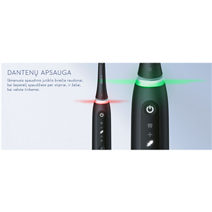 Braun Oral-B iO5, baltas - Elektrinis dantų šepetėlis