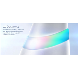 Braun Oral-B iO5, baltas - Elektrinis dantų šepetėlis