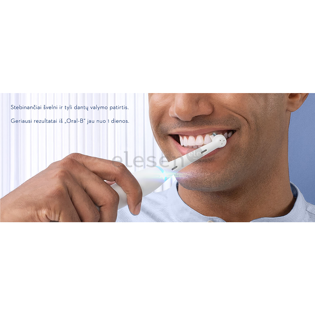 Braun Oral-B iO 7, футляр, белый/черный - Электрическая зубная щетка