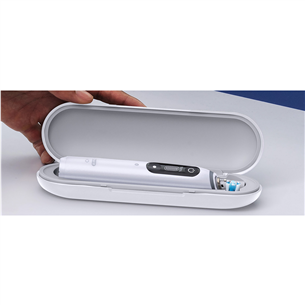 Braun Oral-B iO 7, футляр, белый/черный - Электрическая зубная щетка
