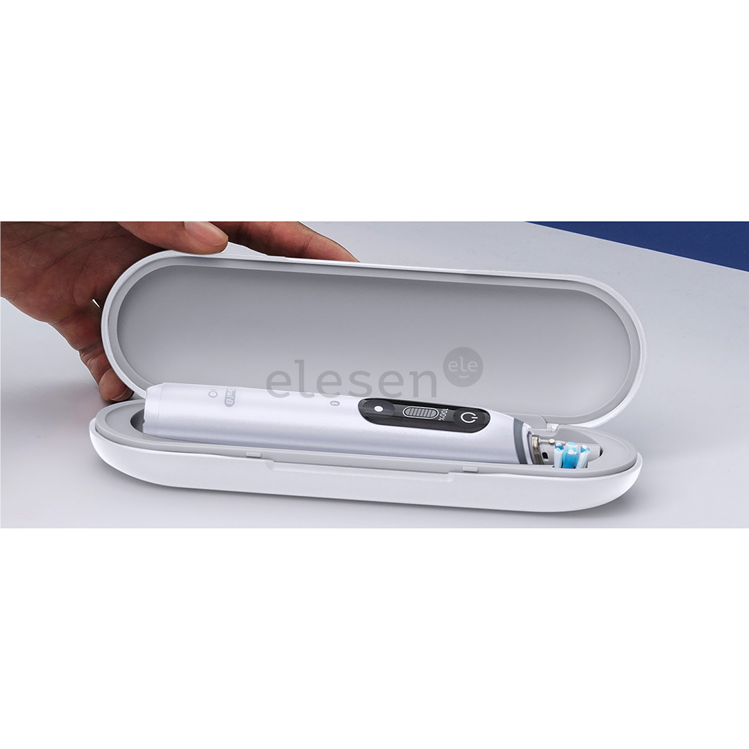 Braun Oral-B iO 7, футляр, белый/черный - Электрическая зубная щетка