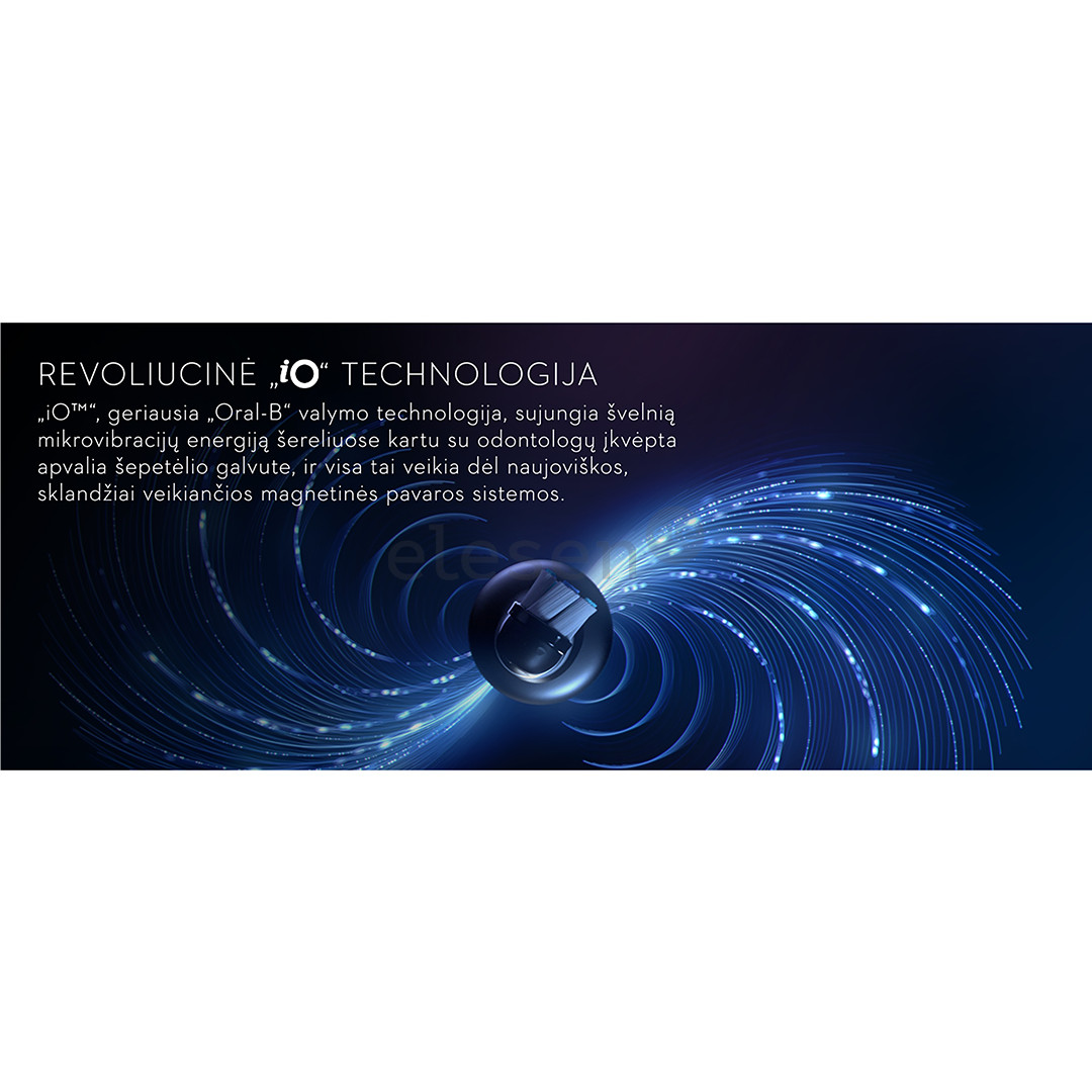 Braun Oral-B iO 7, футляр, черный/серый - Электрическая зубная щетка