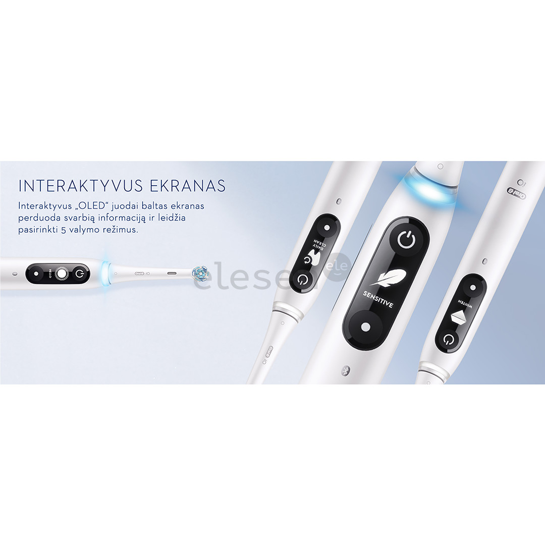 Braun Oral-B iO6, 2 pieces, black/pink - Electric toothbrush set