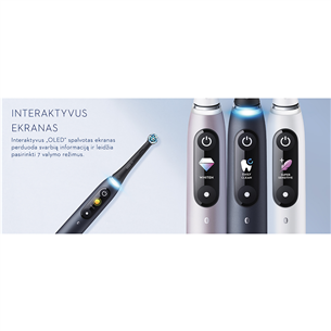 Braun Oral-B iO 9 Black Onyx - Elektrinis dantų šepetėlis