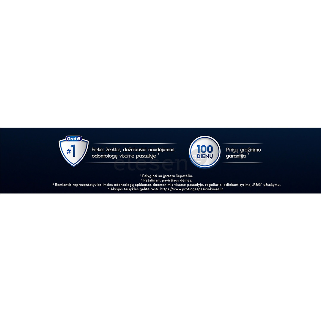 Braun Oral-B iO9 Black Special Edition, juodas - Elektrinis dantų šepetėlis