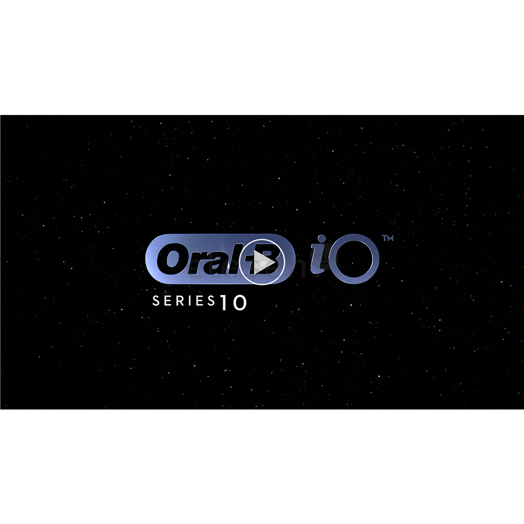 Braun Oral-B iO 10, baltas - Elektrinis dantų šepetėlis