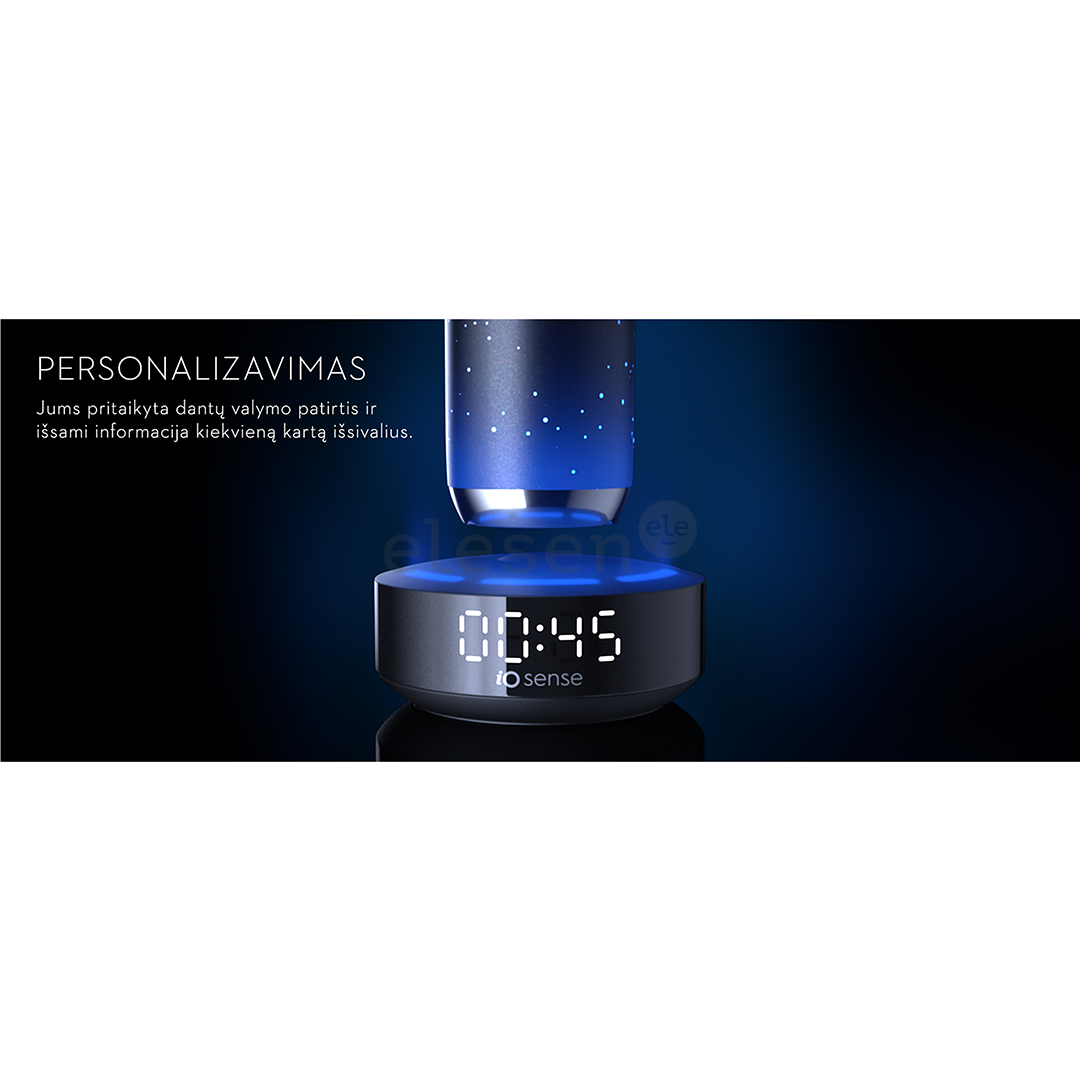 Braun Oral-B iO 10, juodas - Elektrinis dantų šepetėlis