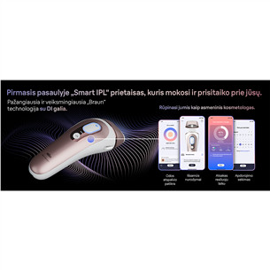 Braun IPL Skin i-Expert Pro 7 PL7147, white/golden - IPL hair removal device