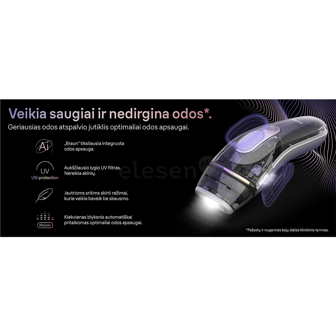 Braun IPL Skin i-Expert Pro 7 PL7147, baltas/aukso spalvos - Fotoepiliatorius