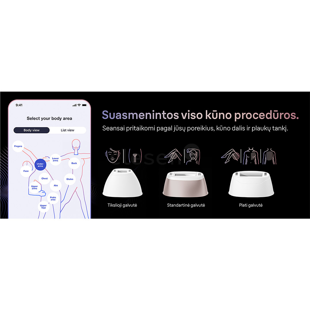 Braun IPL Skin i-Expert Pro 7 PL7147, white/golden - IPL hair removal device