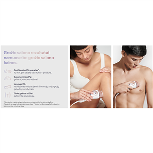 Braun IPL Skin i-Expert Pro 7 PL7147, baltas/aukso spalvos - Fotoepiliatorius