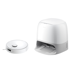 Roborock QRevo Curv 5A1, wet & dry, white - Robot vacuum cleaner