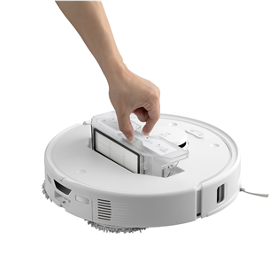 Roborock QRevo Curv 5A1, wet & dry, white - Robot vacuum cleaner