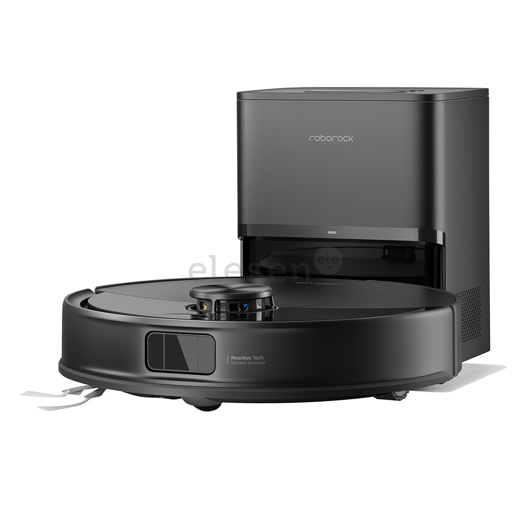 Roborock Q10VF+, wet & dry, black - Robot vacuum cleaner