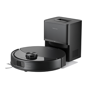 Roborock Q10VF+, wet & dry, black - Robot vacuum cleaner