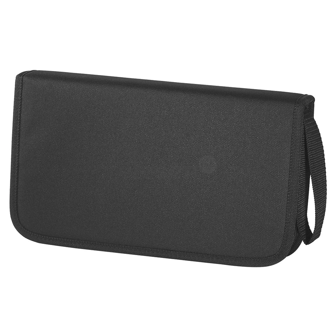 Hama CD/DVD/Blu-ray Wallet 64, black - Disc bag
