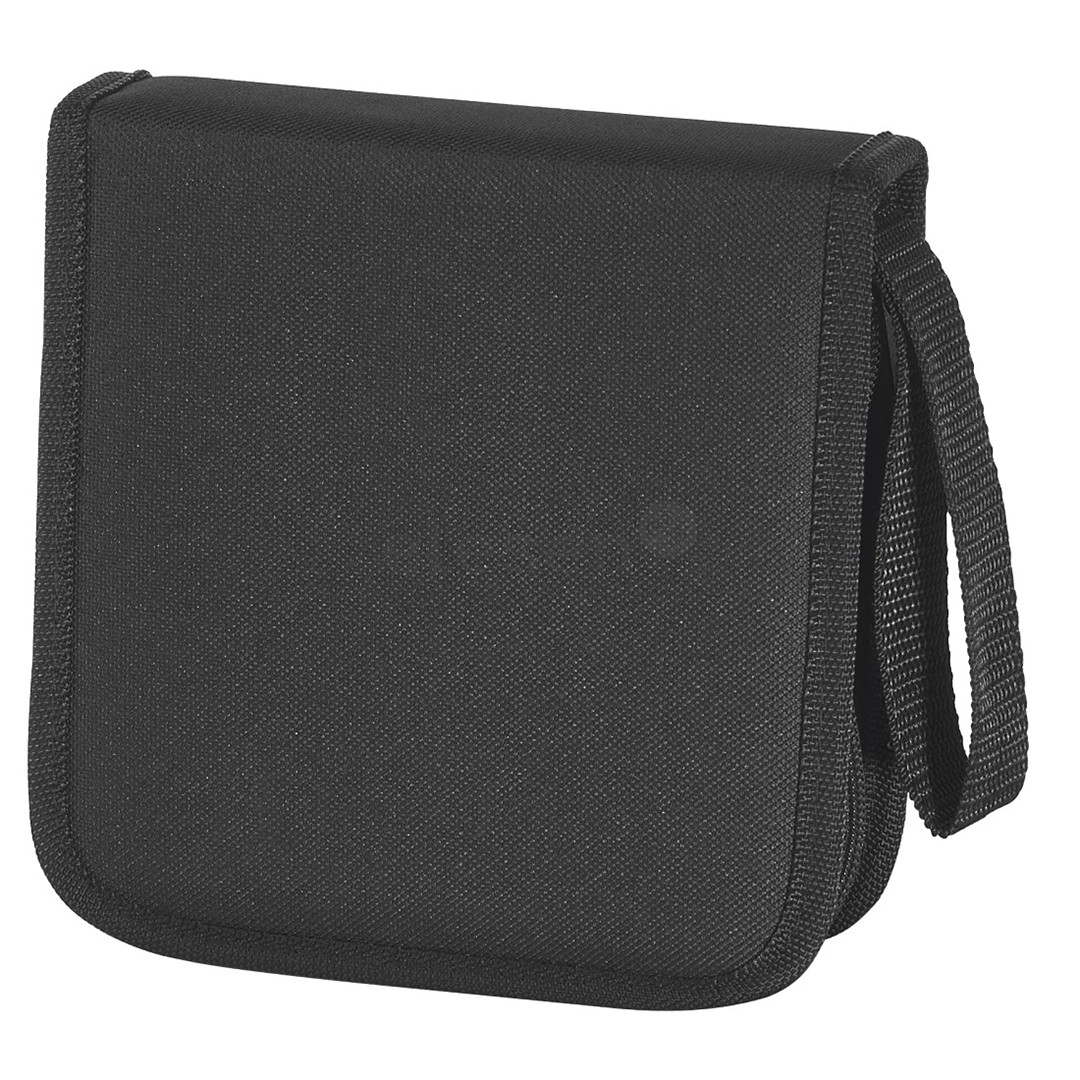 Hama CD/DVD/Blu-ray Wallet 32, black - Disc bag