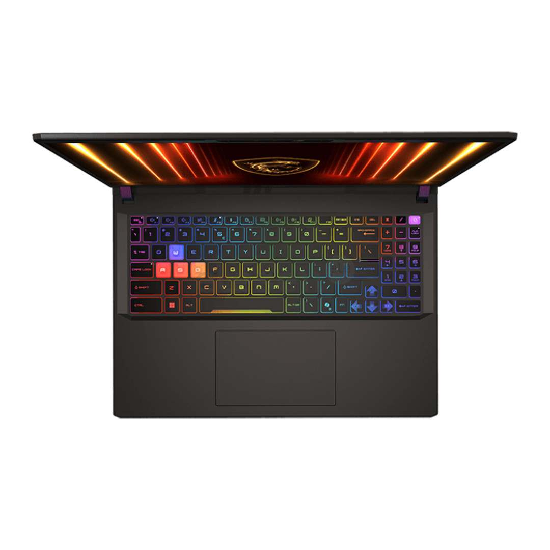 MSI Vector 16 HX AI A2XW, 16'', QHD+, 240 Hz, Ultra 9, 32 GB, 1 TB, RTX 5070 Ti, ENG, pilkas - Nešiojamasis kompiuteris