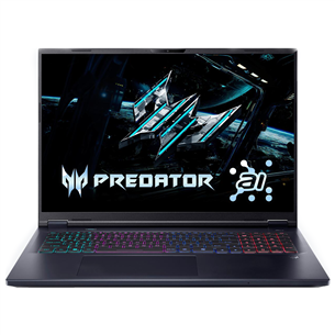 Acer Predator Helios Neo 18, 18'', WQXGA, 240 Hz, Ultra 7, 32 GB, 1 TB, RTX 5070, ENG, juodas - Nešiojamasis kompiuteris NH.QVEEL.001