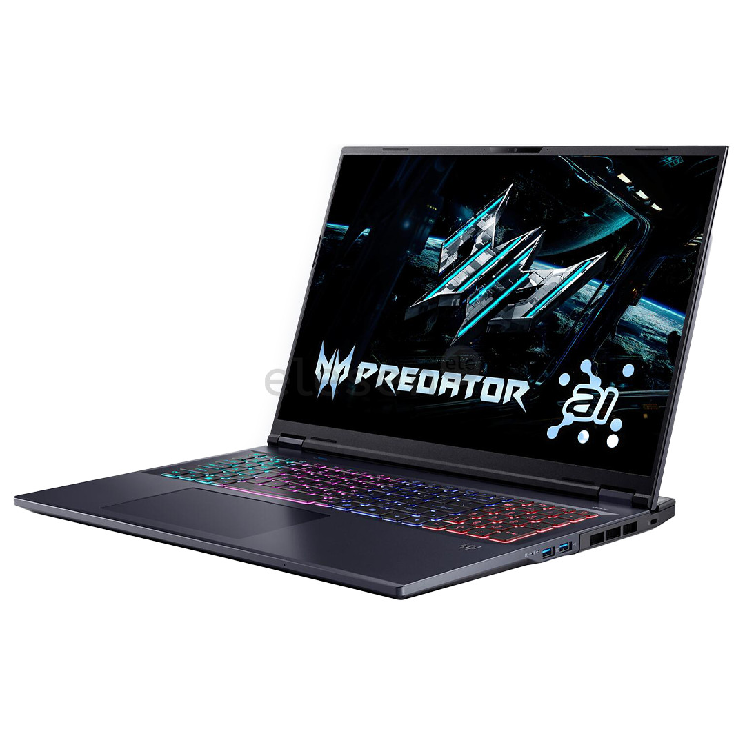 Acer Predator Helios Neo 18, 18'', WQXGA, 240 Hz, Ultra 9, 32 GB, 1 TB, RTX 5070 Ti, ENG, juodas - Nešiojamasis kompiuteris