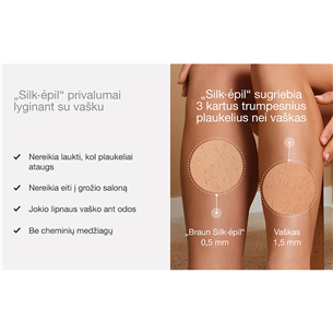 Braun Silk epil 9, Wet & Dry, white - Epilator