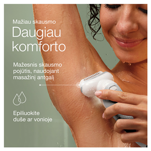 Braun Silk epil 9, Wet & Dry, white - Epilator