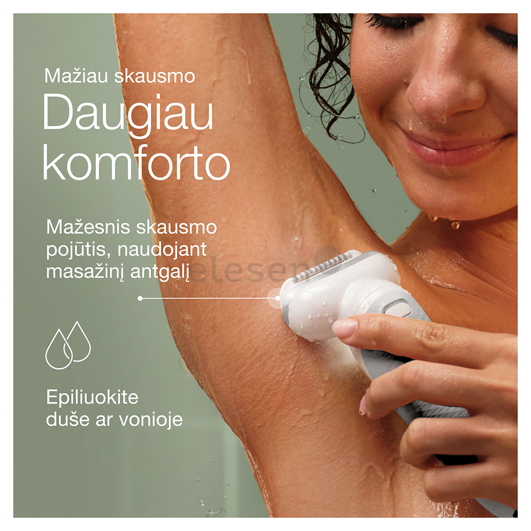 Braun Silk epil 9, Wet & Dry, white - Epilator